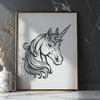 Stunning Unicorn - SVG Format