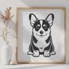 Beautiful Welsh Corgi - Laser Engraver PDF