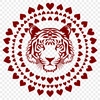 Unique Tiger Artwork SVG - Free Download