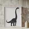 Beautiful Brachiosaurus In SVG - For Free Download, Commercial Use