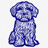 Creative Sitting Havanese Vector Art