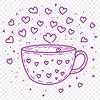 Coffee Vector Craft File In PNG & SVG - Free Digital Download