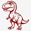 Dinosaur Clip Art In PNG & SVG - Free Digital Download