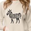 Free Standing Donkey Illustration