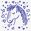 Unique Horse Template In PNG For Free Download