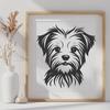 Free Unique Morkie Artwork DXF - Commercial Use