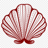 Seashell In DXF Format - Free Digital Download, Commercial Use