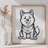 Stunning Shiba Inu SVG - Free Commercial Use Download