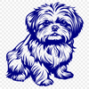 Shih Tzu Printable Artwork In PNG & SVG - Free Digital Download