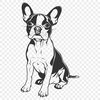 Artistic Dog Vector Craft File - Free PNG