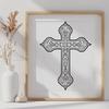 Stunning Crucifix In DXF