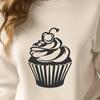 Artistic Cupcake Illustration - Free PNG Download