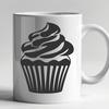 Cupcake Template In PNG & SVG - Free Digital Download