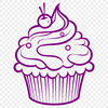 Artistic Cupcake Template