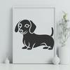 Beautiful Dachshund In PDF - Free Digital Download