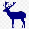 Deer Vector Art In SVG, PNG, PDF And DXF File Formats