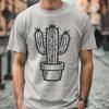 Free Unique Cactus Vector Drawing