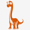 Artistic Brachiosaurus Illustration - Free PDF