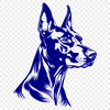 Doberman Pinscher Template In PDF File Format For Free Download