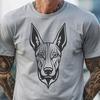 Stunning Doberman Pinscher Stencil