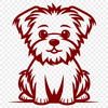 Unique Morkie Vector Image PNG - Free Download