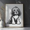 Free Cocker Spaniel Vector Drawing - Free SVG Download