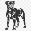 Standing Dog - SVG