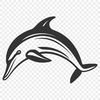 Beautiful Dolphin In SVG - Free Digital Download