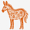 Stunning Donkey Vector Art - Free PNG