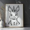 Creative Donkey Illustration