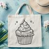 Creative Cupcake Printable Image In PDF For Free Download