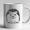 Hedgehog Clipart In PNG & SVG - Free Digital Download