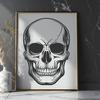 Artistic Skull - Laser SVG