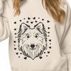 Artistic Shetland Sheepdog Vector Image - Free PNG Download