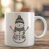 Beautiful Snowman In DXF - For Free Download, Commercial Use