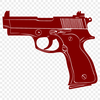 Pistol Vector Craft File In SVG, PNG, PDF And DXF File Formats