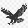 Creative Eagle In SVG, PNG, PDF And DXF File Formats - Free