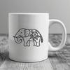 Elephant Clipart In SVG, PNG, PDF And DXF File Formats