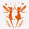 Free Creative Fairy Stencil