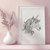 Unicorn In PDF Format - Free Digital Download, Commercial Use