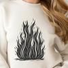 Flames Design In SVG File Format For Free Download