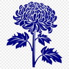 Chrysanthemum Vector Craft File In SVG, PNG, PDF And DXF File Formats