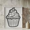 Beautiful Cupcake Digital Artwork