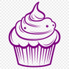 Unique Cupcake Artwork SVG - Free Download