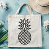 Artistic Pineapple SVG