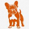 Beautiful French Bulldog Clipart