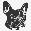 Creative French Bulldog In PDF - For Free Download, Commercial Use