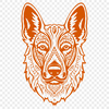 Stunning German Shepherd Clipart