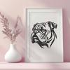 Artistic Bulldog In PNG Format - Free Download