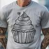 Artistic Cupcake DXF - Free Commercial Use Download